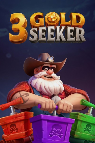 Forside til spilleautomaten 3 Gold Seeker i Betwest Casino